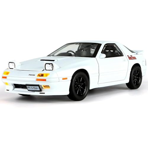 Erock Azda Rxalloy Car Model, Kids Toy Die Cast Car With Lights And Sounds, Adult And Kids Gifts, Decorations, Collectibles. (White)