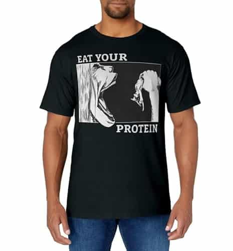 Eat Your Protein, Anime Gym, Pump, Bodybuilding, Fitness T Shirt