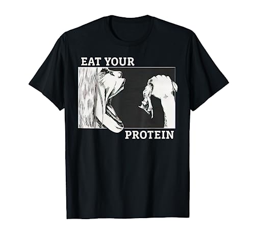 Eat Your Protein, Anime Gym, Pump, Bodybuilding, Fitness T Shirt