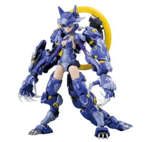 Hiplay Eastern Model Plastic Model Kits Assembled Model Fenrir Machine, A.t.k Girl, Mecha Musume, Anime Style Scale Collectible Action Figures (E)