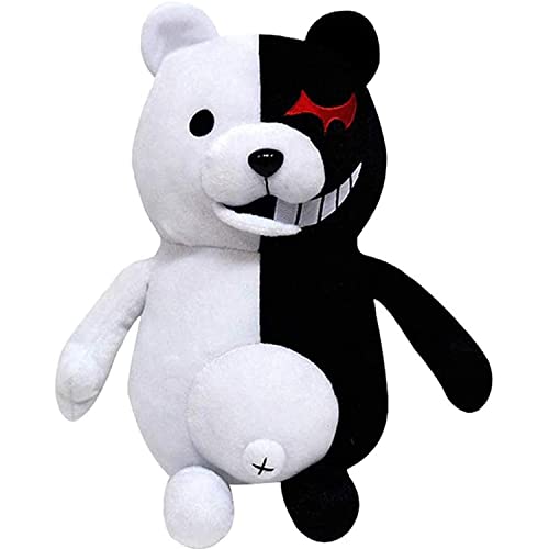 Kozoren Monokuma Plush Black White Bear Stuffed Plush Doll Toy Inches