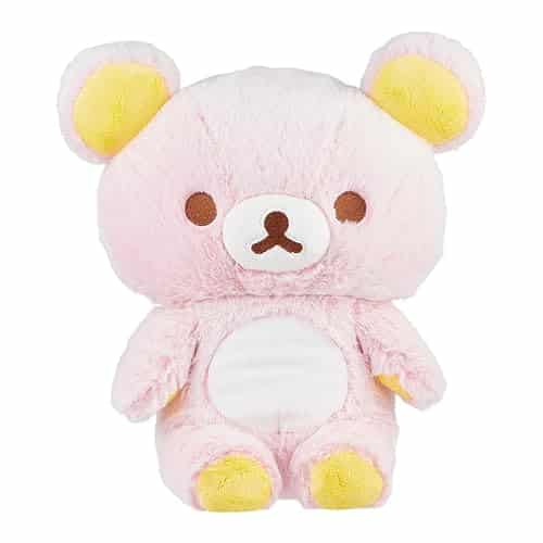 Rilakkuma San X Original Long Pile Sherbet Series Plush   Soft Pink   Inch