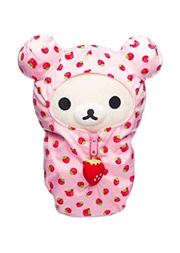 San X Original Rilakkuma Sleeping Bag Plush Series (Korilakkuma   Strawberry)