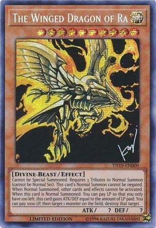 The Winged Dragon Of Ra (Alternate Art)   Tnen  Prismatic Secret Rare   Limited Edition