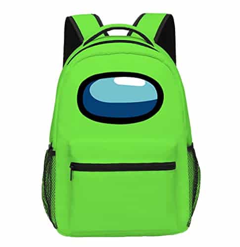 Wetim Anime Backpacks Cute Backpack Work Travel Camping Laptop Waterproof Bookbag Inch For Boys School (Green)