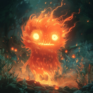 calcifer howls moving castle