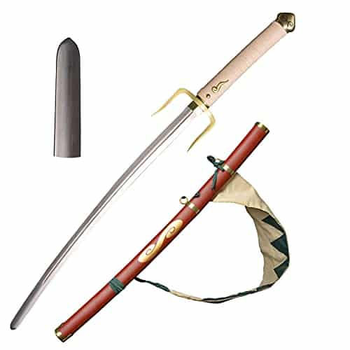 Lkjad Samurai Champloo Mugen'S Typhoon Swell Sword Anime Sword Cosplay Props, Stainless Steel