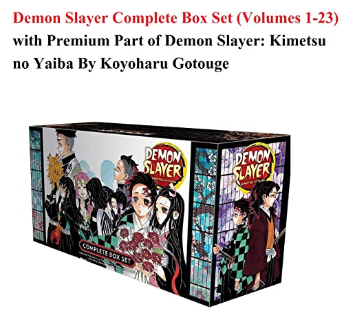 Demon Slayer Complete Box Set (Volumes ) With Premium Part Of Demon Slayer Kimetsu No Yaiba By Koyoharu Gotouge