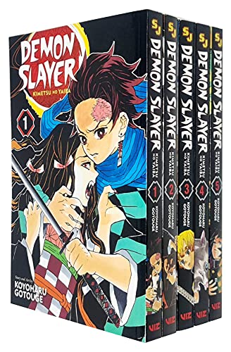 Demon Slayer Kimetsu No Yaiba Vol Books Collection Set