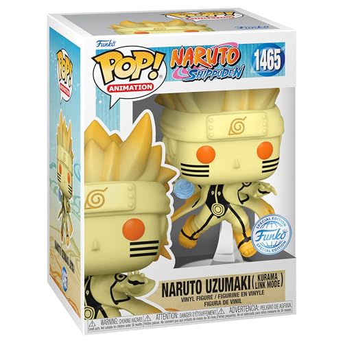 Funko Pop! Naruto Shippuden Naruto Uzumaki Kurama Link Mode Special Edition Multicolor Exclusive #