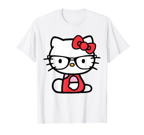 Hello Kitty Nerd Glasses Tee Shirt T Shirt