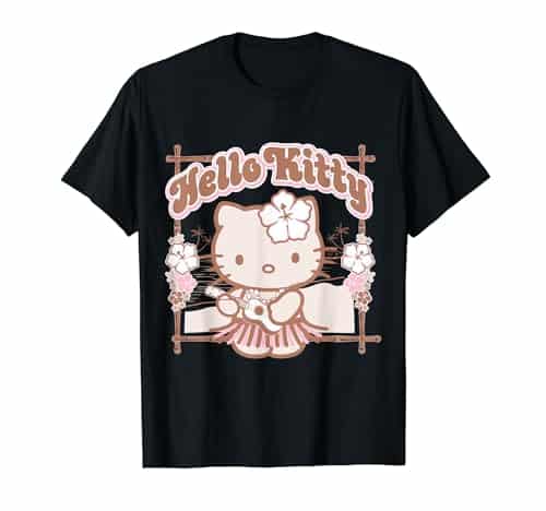 Hello Kitty Hula Summer Tee Shirt T Shirt