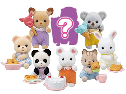 Calico Critters Baby Treats Series Blind Bags, Surprise Set Including Doll Figure And Accessory