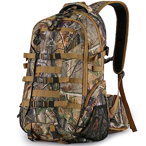 GoHimal D Waterproof Hunting Backpack for Men,L Camo Hunting Pack with Bow Holder