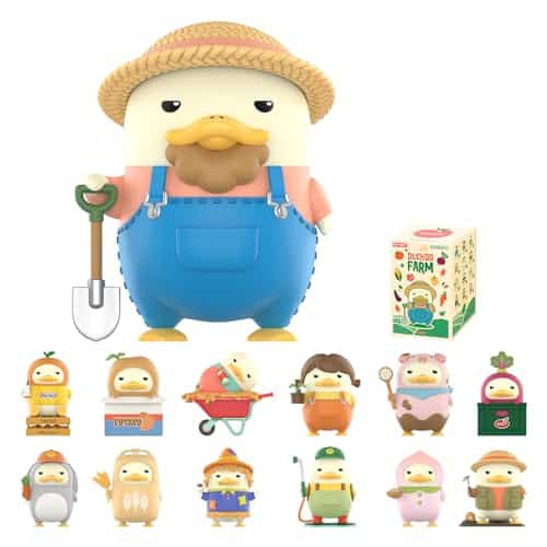 Pop Mart Duckoo Farm Blind Box Figures, Random Design Box Toys For Modern Home Decor, Collectible Toy Set For Desk Accessories Pc