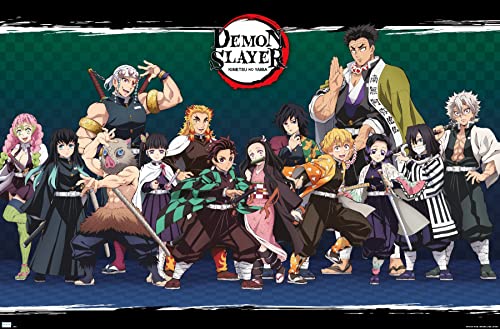 Trends International Demon Slayer   Lineup Wall Poster, X , Unframed Version