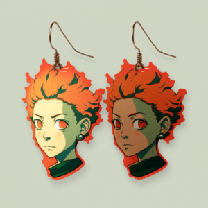 tanjiro earrings