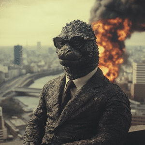 the man in the suit godzilla