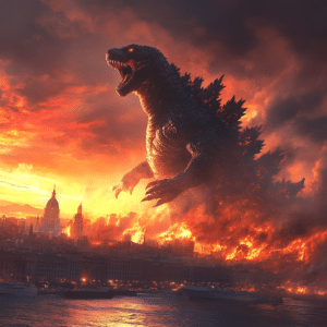 godzilla minus on