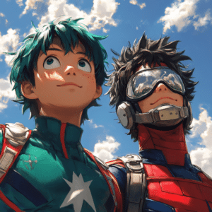 my hero academia two heroes