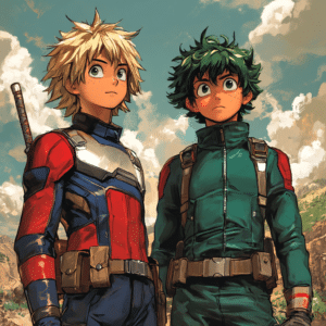 my hero academia two heroes