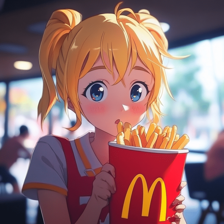 mcdonalds anime